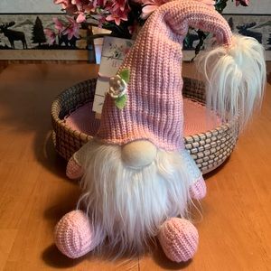 20 inch tall pink gnome